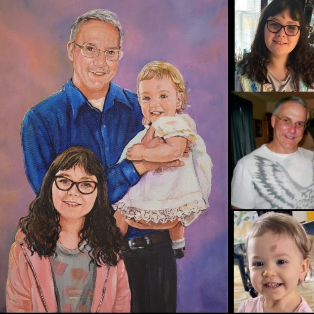 I paint custom portraits!